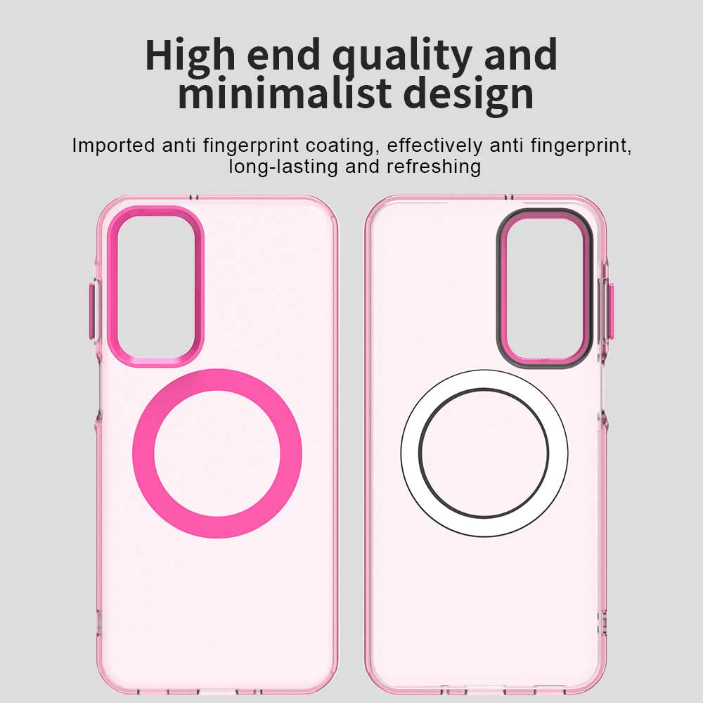 MagSafe-deksel for Samsung Galaxy A16 5G A166 / A16 4G A165, Techsuit, CandyCase, Rosa