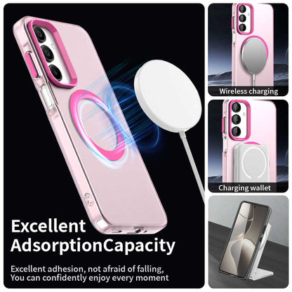 MagSafe-deksel for Samsung Galaxy A16 5G A166 / A16 4G A165, Techsuit, CandyCase, Rosa