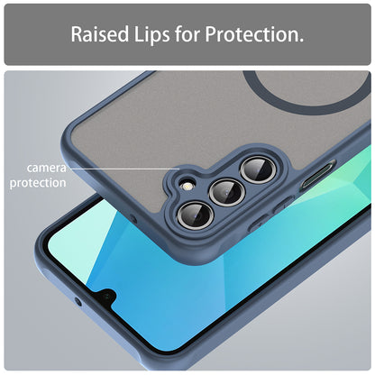 MagSafe-deksel for Samsung Galaxy A16 5G A166 / A16 4G A165, Techsuit, HaloFrost II, Marineblå
