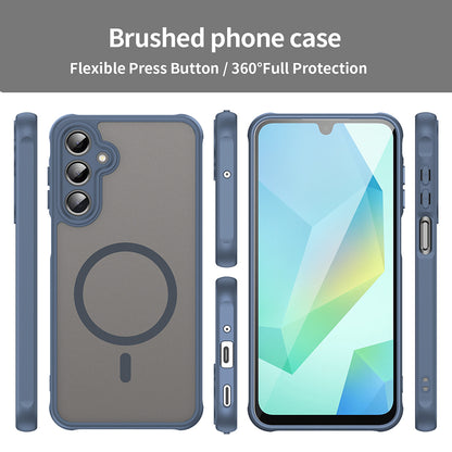 MagSafe-deksel for Samsung Galaxy A16 5G A166 / A16 4G A165, Techsuit, HaloFrost II, Marineblå
