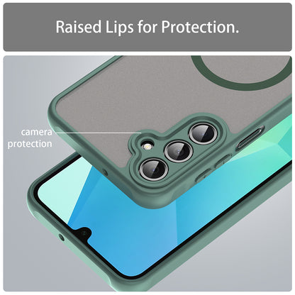 MagSafe-deksel for Samsung Galaxy A16 5G A166 / A16 4G A165, Techsuit, HaloFrost II, Grønn
