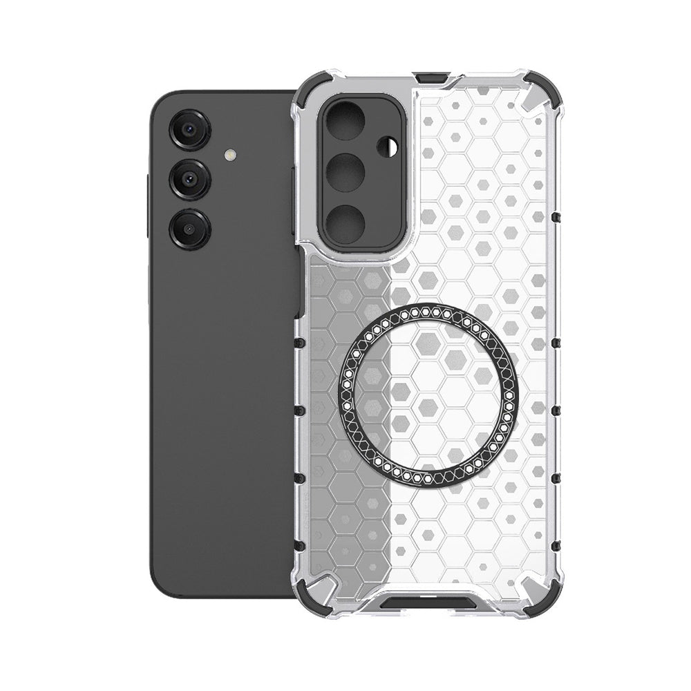 MagSafe-deksel for Samsung Galaxy A16 5G A166 / A16 4G A165, Techsuit, HoneyComb Shield, Hvit