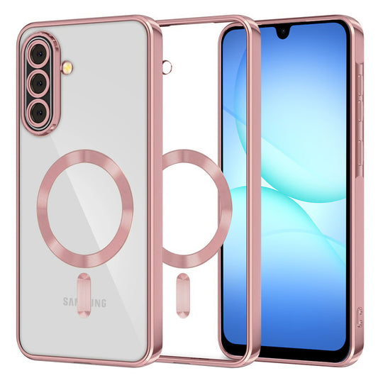 MagSafe-deksel for Samsung Galaxy A17 4G / A17 5G, Techsuit, Luxury Crystal, Rosa