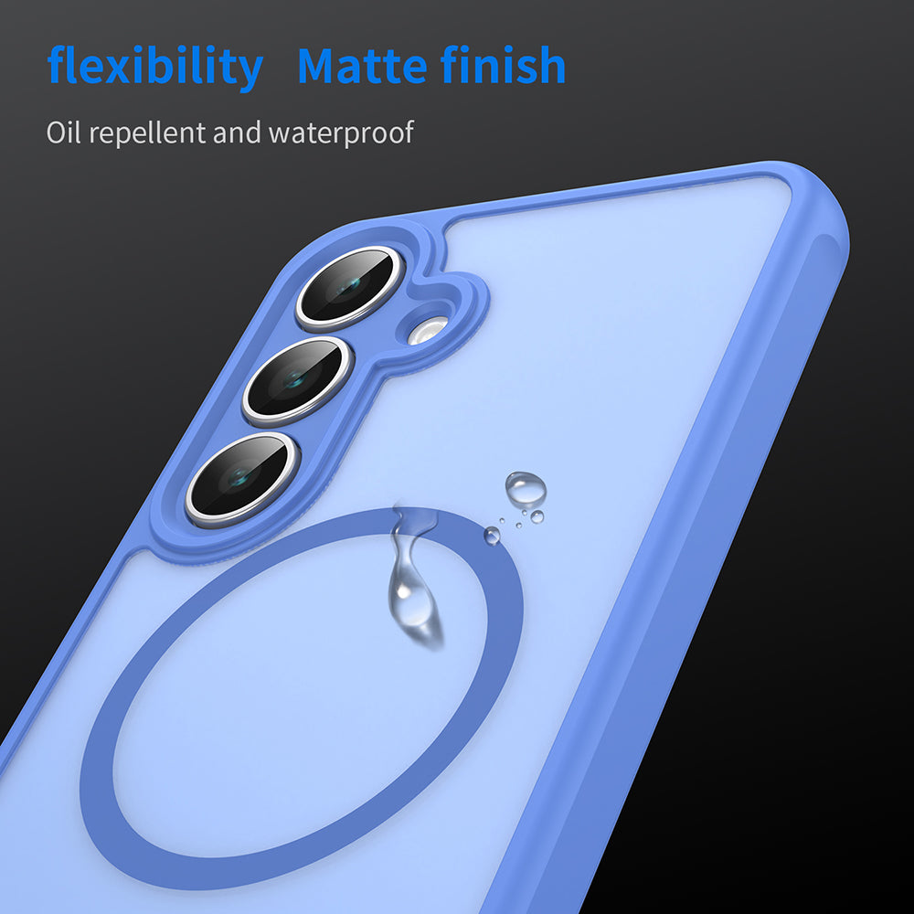 MagSafe-deksel for Samsung Galaxy A17 5G, Techsuit, HaloFrost II, Blå