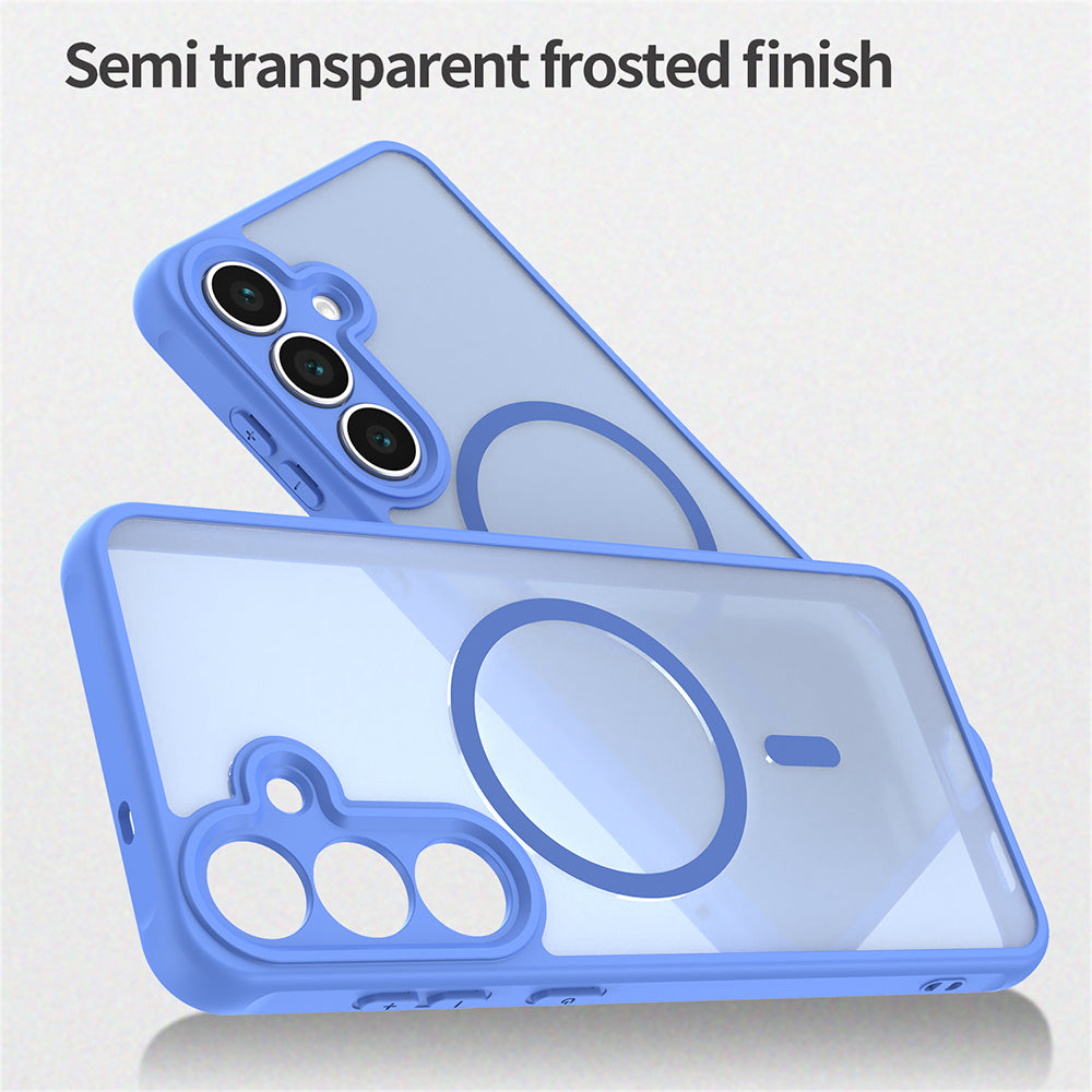 MagSafe-deksel for Samsung Galaxy A17 5G, Techsuit, HaloFrost II, Blå