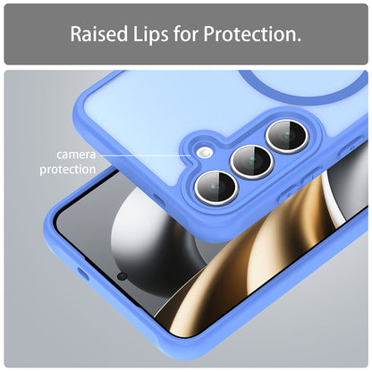 MagSafe-deksel for Samsung Galaxy A17 5G, Techsuit, HaloFrost II, Blå
