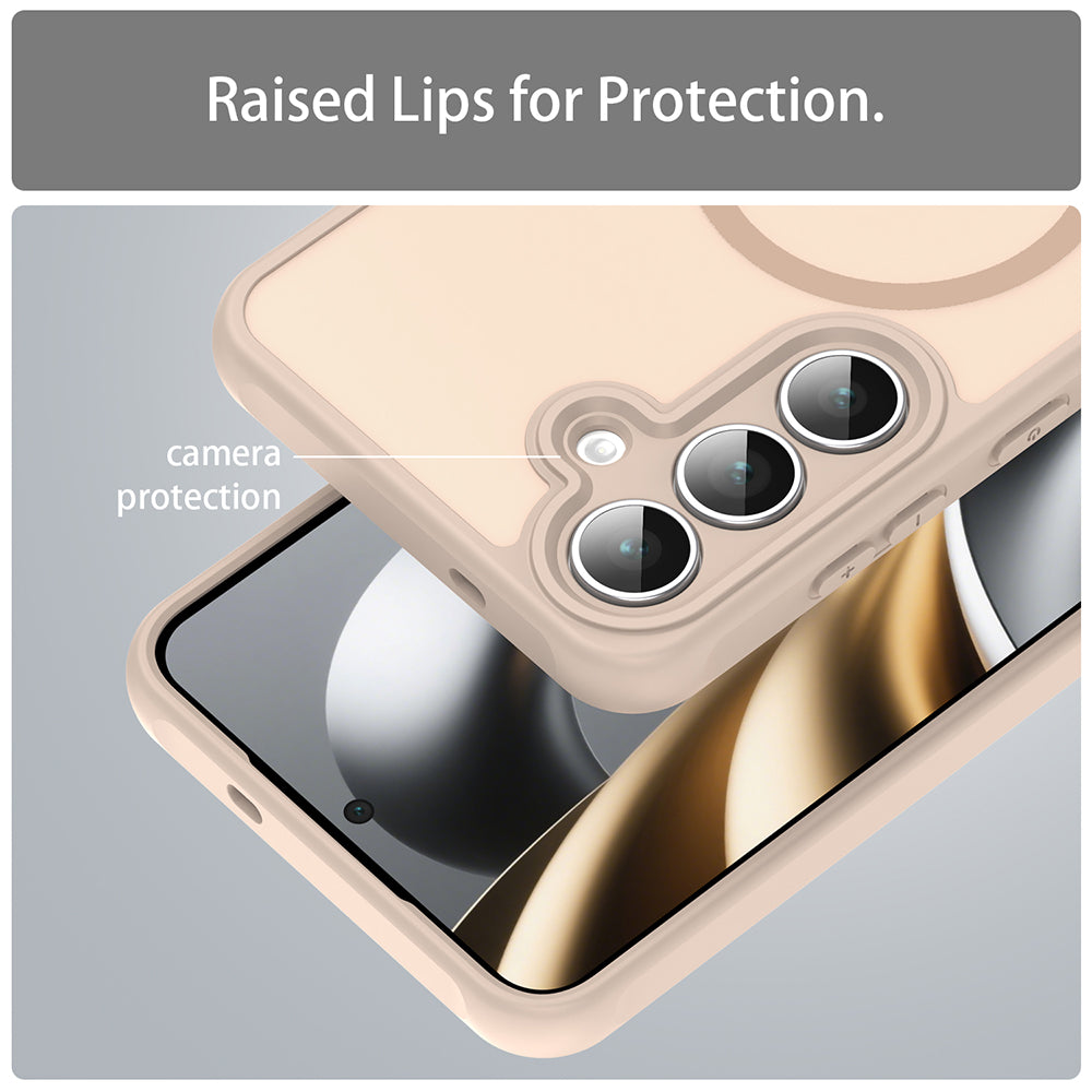 MagSafe-deksel for Samsung Galaxy A17 5G, Techsuit, HaloFrost II, Gull