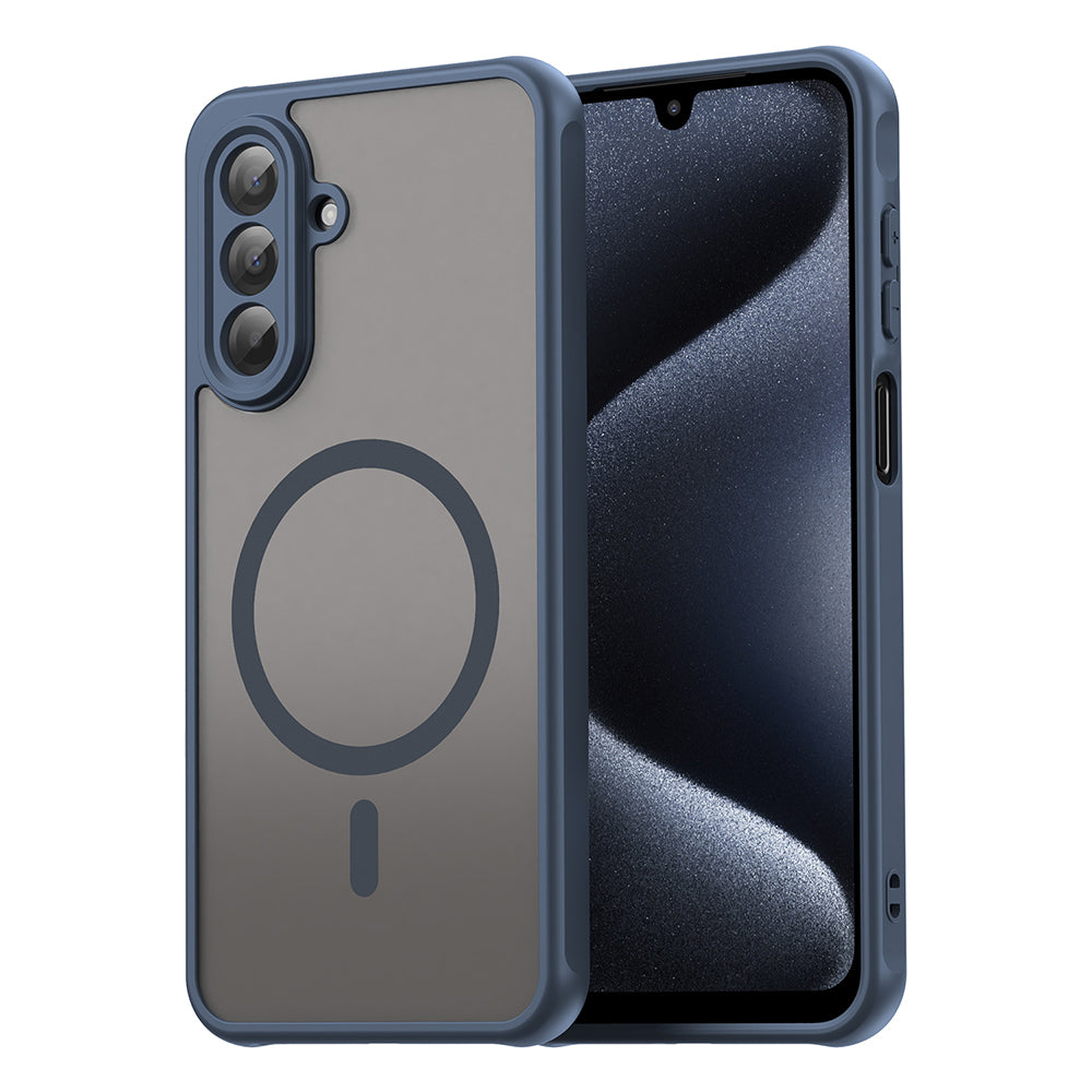 MagSafe-deksel for Samsung Galaxy A17 5G, Techsuit, HaloFrost II, Marineblå