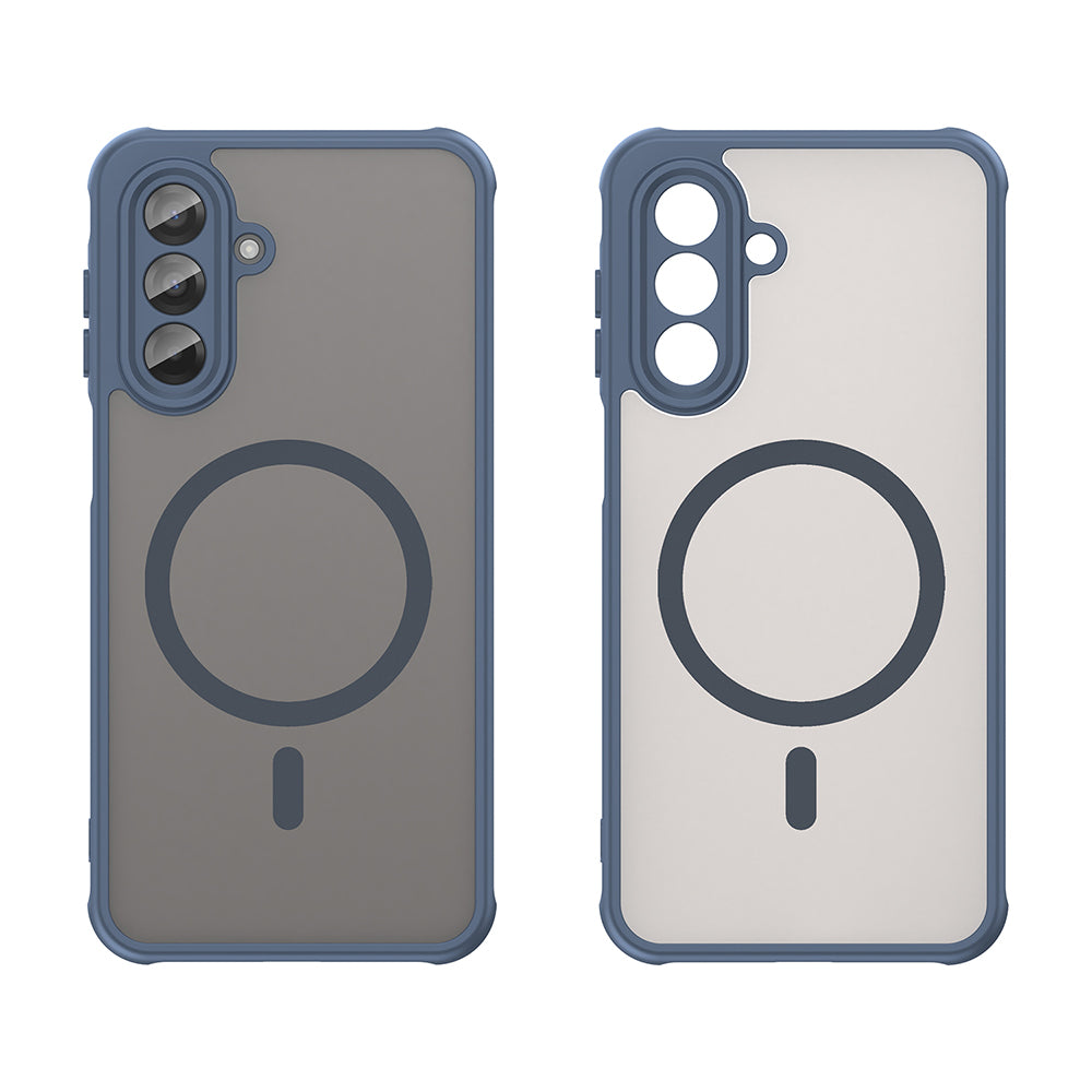 MagSafe-deksel for Samsung Galaxy A17 5G, Techsuit, HaloFrost II, Marineblå
