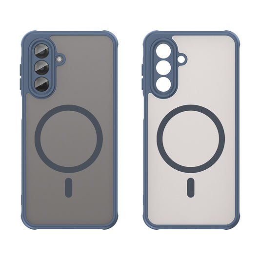 MagSafe-deksel for Samsung Galaxy A17 5G, Techsuit, HaloFrost II, Marineblå