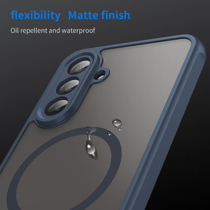 MagSafe-deksel for Samsung Galaxy A17 5G, Techsuit, HaloFrost II, Marineblå