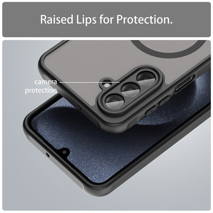 MagSafe-deksel for Samsung Galaxy A17 5G, Techsuit, HaloFrost II, Svart