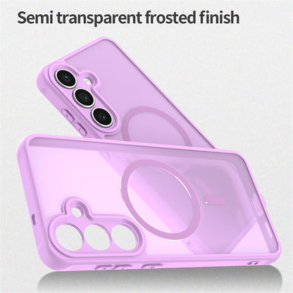 MagSafe-deksel for Samsung Galaxy A17 5G, Techsuit, HaloFrost II, Rosa
