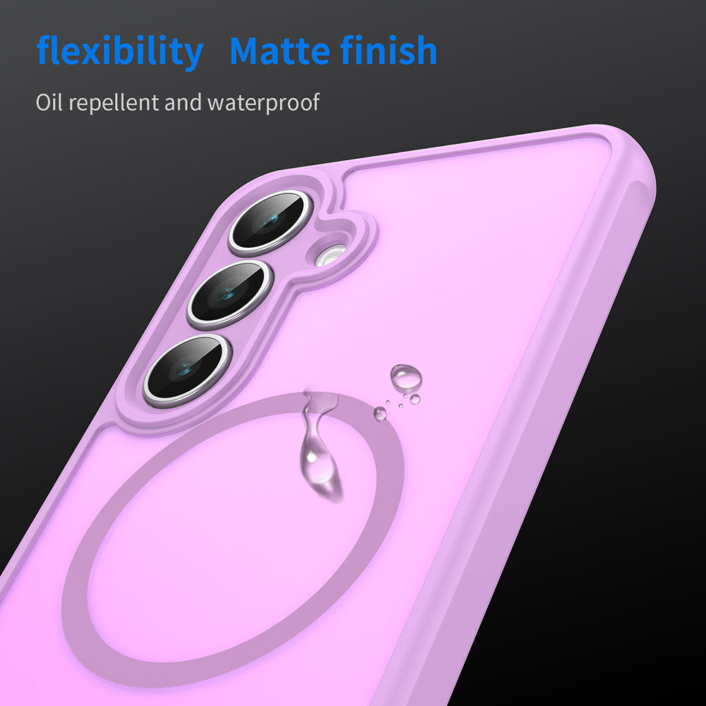 MagSafe-deksel for Samsung Galaxy A17 5G, Techsuit, HaloFrost II, Rosa