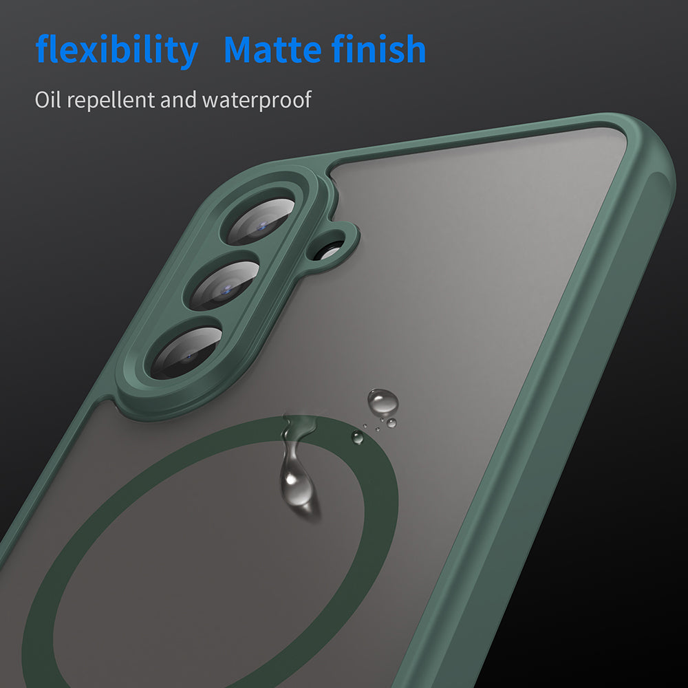 MagSafe-deksel for Samsung Galaxy A17 5G, Techsuit, HaloFrost II, Grønn