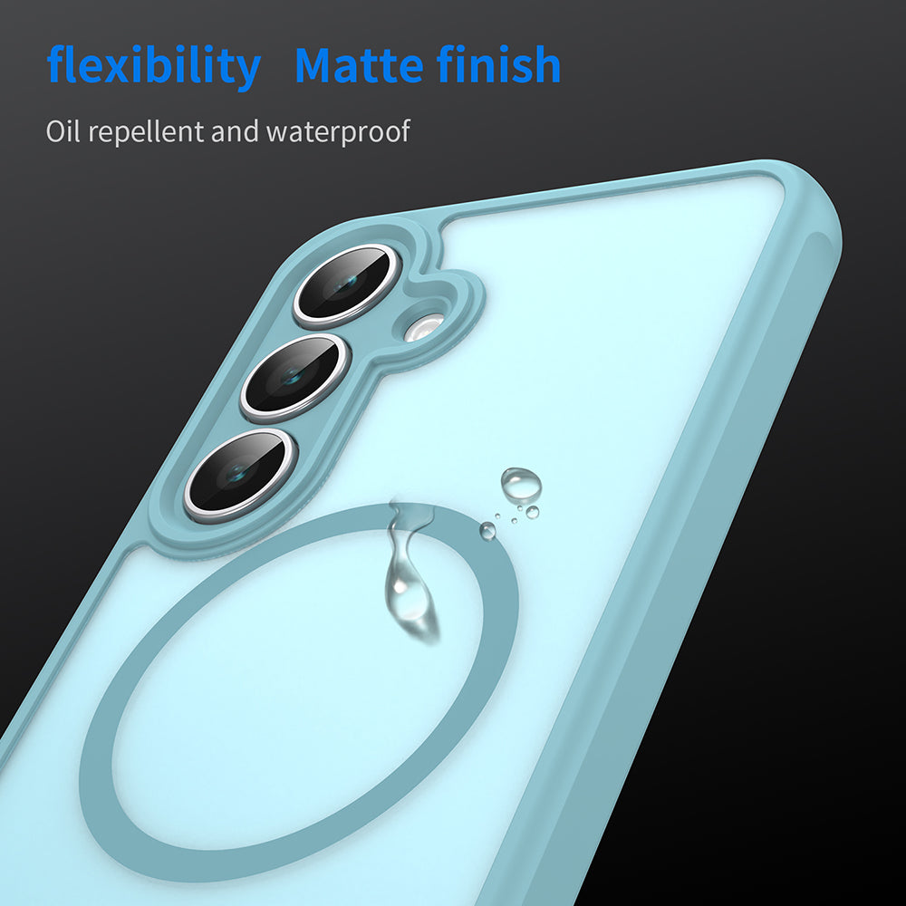 MagSafe-deksel for Samsung Galaxy A17 5G, Techsuit, HaloFrost II, Lys grønn