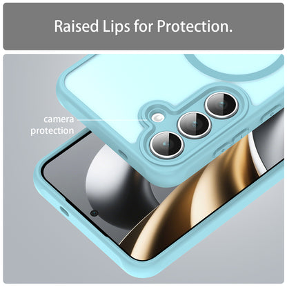 MagSafe-deksel for Samsung Galaxy A17 5G, Techsuit, HaloFrost II, Lys grønn