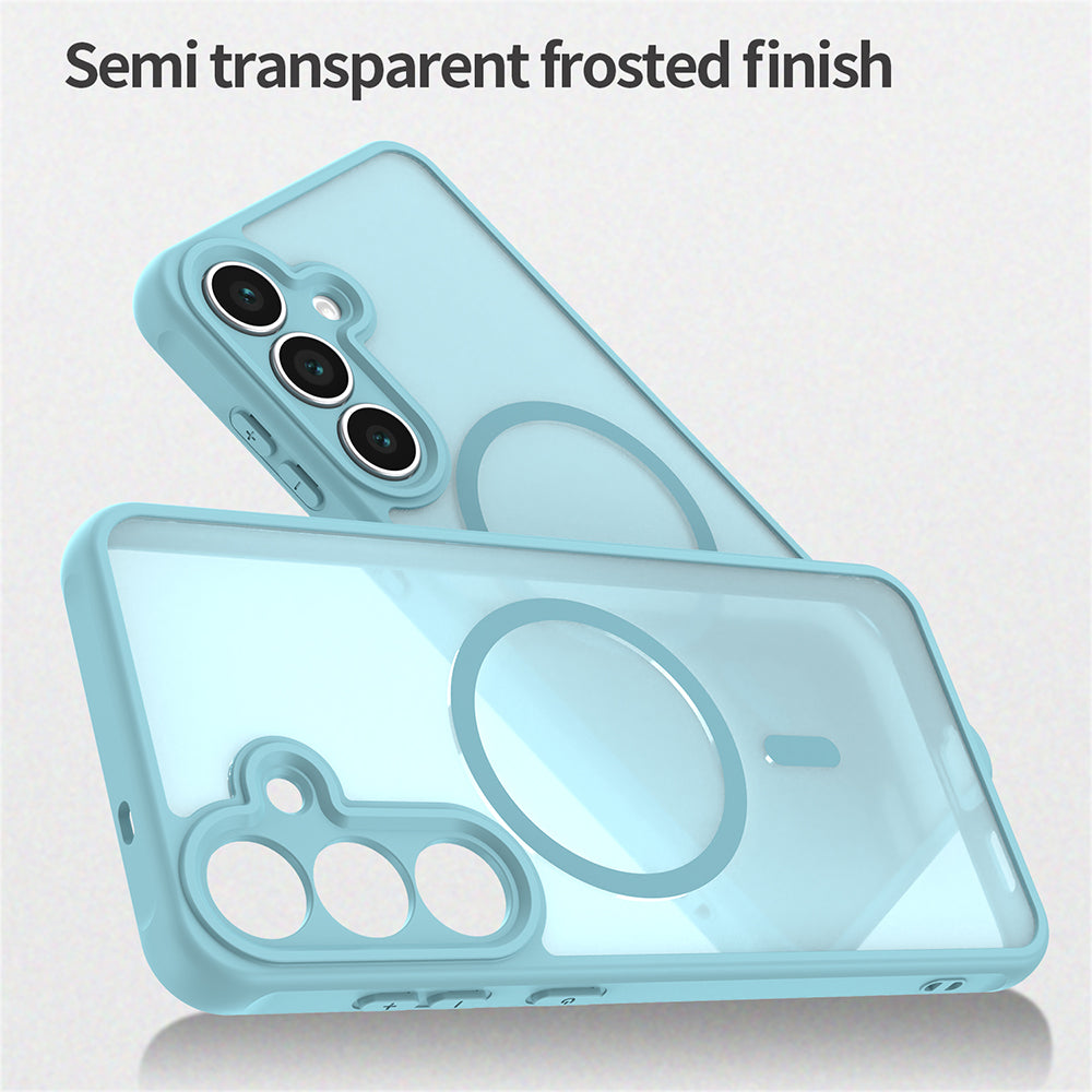 MagSafe-deksel for Samsung Galaxy A17 5G, Techsuit, HaloFrost II, Lys grønn