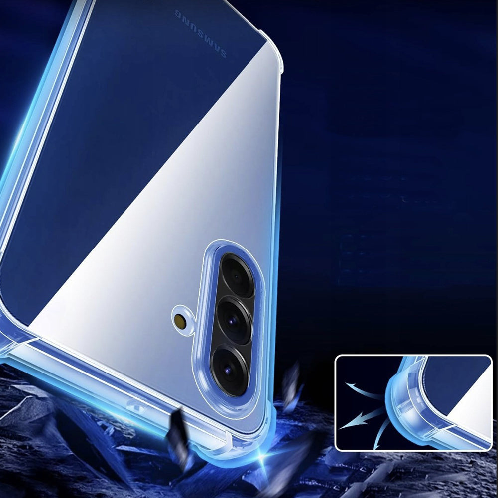 MagSafe-deksel for Samsung Galaxy A17 5G, Techsuit, støtsikker, gjennomsiktig