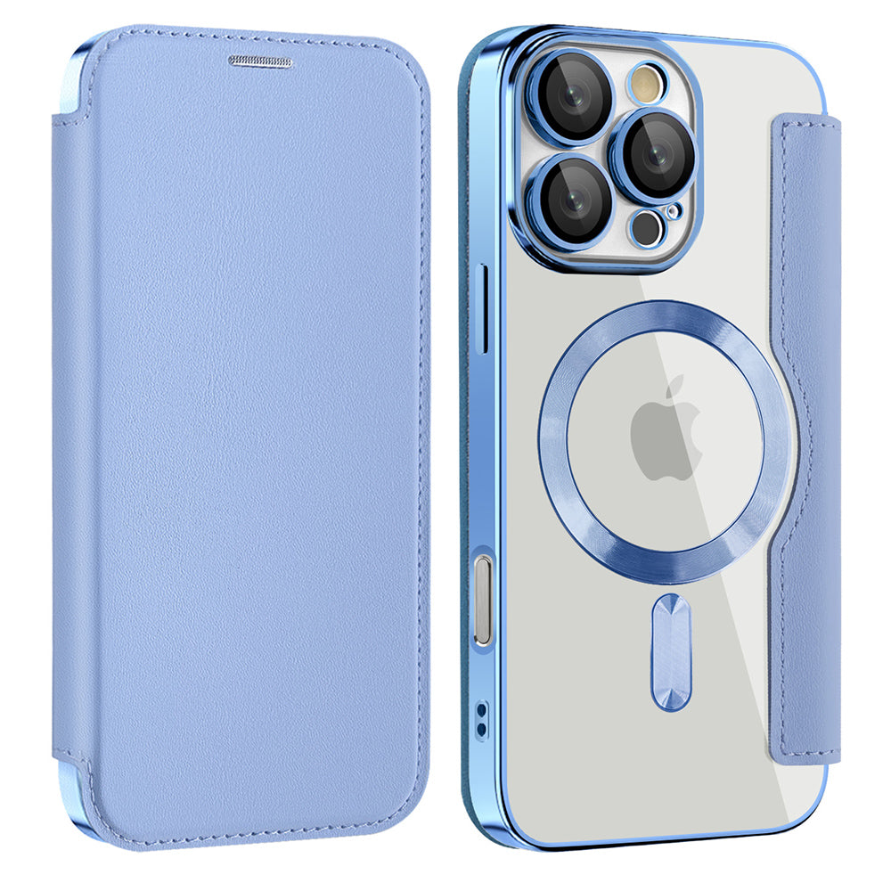 MagSafe-deksel for Samsung Galaxy A17 5G, Techsuit, SmartMag Book, Blå