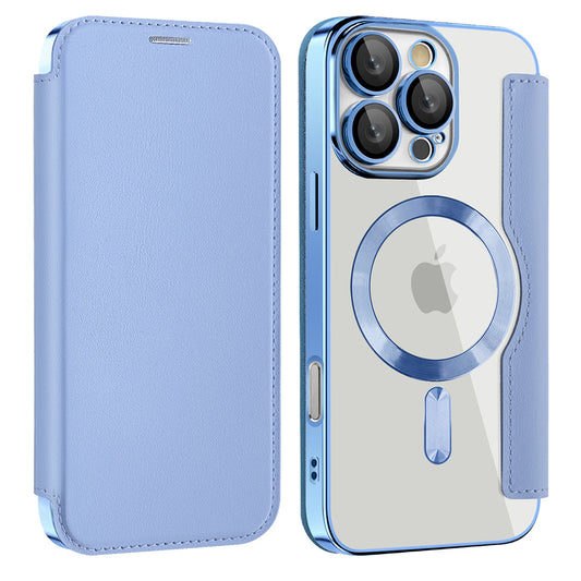 MagSafe-deksel for Samsung Galaxy A17 5G, Techsuit, SmartMag Book, Blå