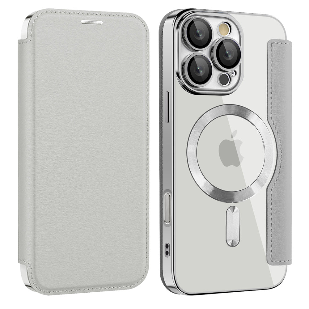MagSafe-deksel for Samsung Galaxy A17 5G, Techsuit, SmartMag Book, Grå