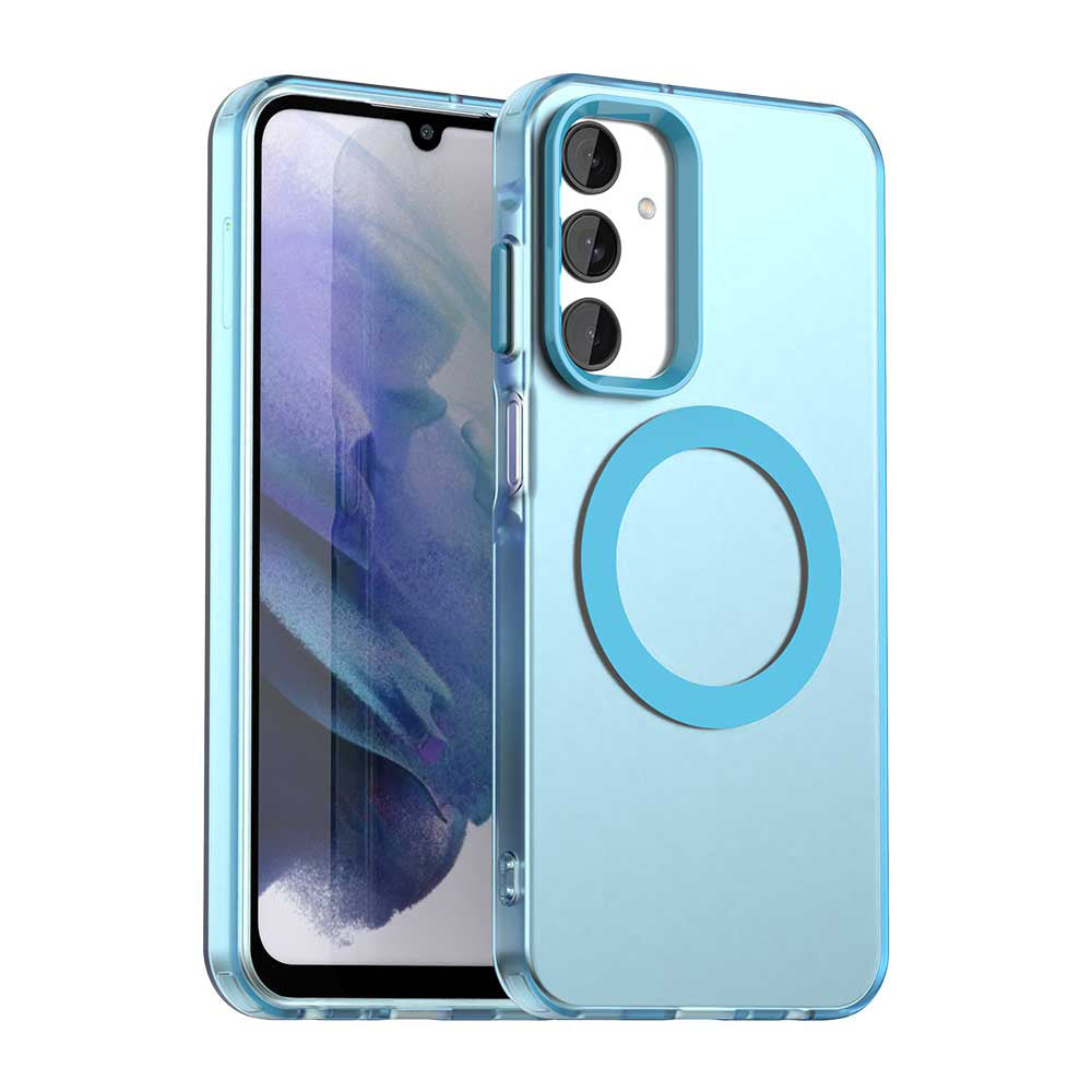 MagSafe-deksel for Samsung Galaxy A25 A256, Techsuit, CandyCase, Blå