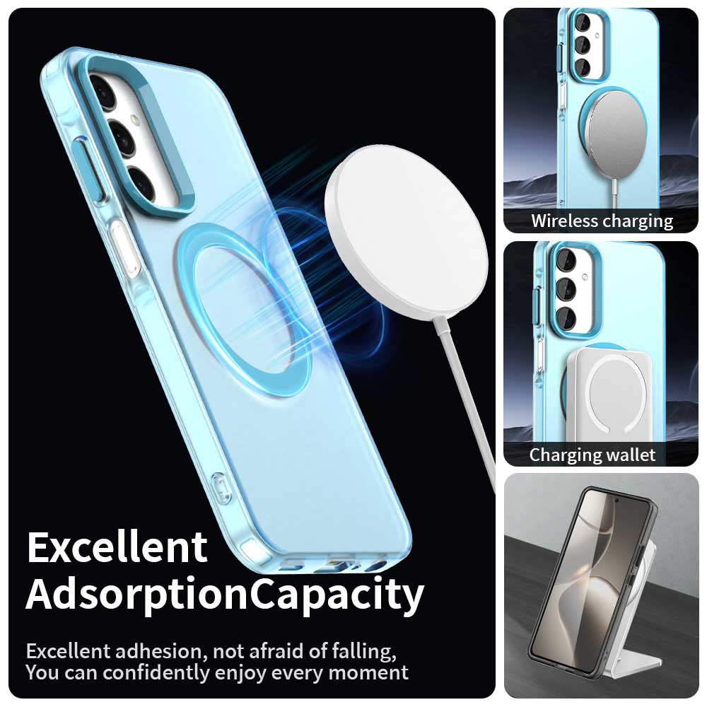 MagSafe-deksel for Samsung Galaxy A25 A256, Techsuit, CandyCase, Blå