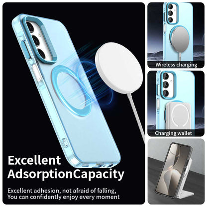 MagSafe-deksel for Samsung Galaxy A25 A256, Techsuit, CandyCase, Blå