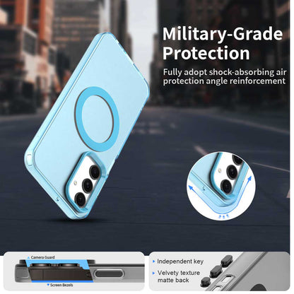 MagSafe-deksel for Samsung Galaxy A25 A256, Techsuit, CandyCase, Blå