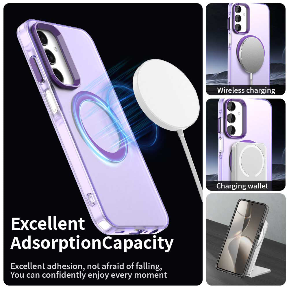 MagSafe-deksel for Samsung Galaxy A25 A256, Techsuit, CandyCase, Lilla