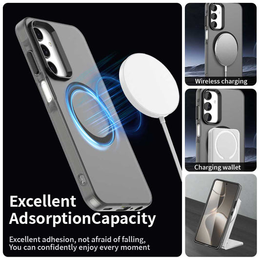 MagSafe-deksel for Samsung Galaxy A25 A256, Techsuit, CandyCase, Svart