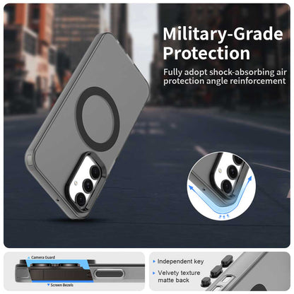 MagSafe-deksel for Samsung Galaxy A25 A256, Techsuit, CandyCase, Svart