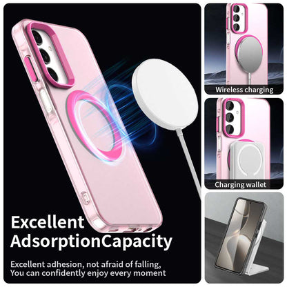 MagSafe-deksel for Samsung Galaxy A25 A256, Techsuit, CandyCase, Rosa