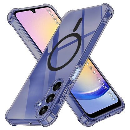 MagSafe-deksel for Samsung Galaxy A25 A256, Techsuit, støtsikker klar, røykfarget