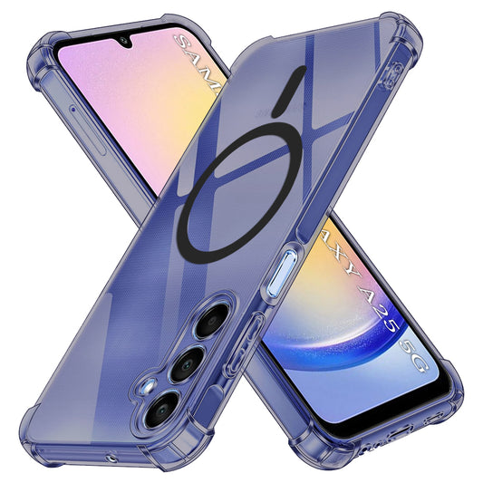 MagSafe-deksel for Samsung Galaxy A25 A256, Techsuit, støtsikker klar, røykfarget