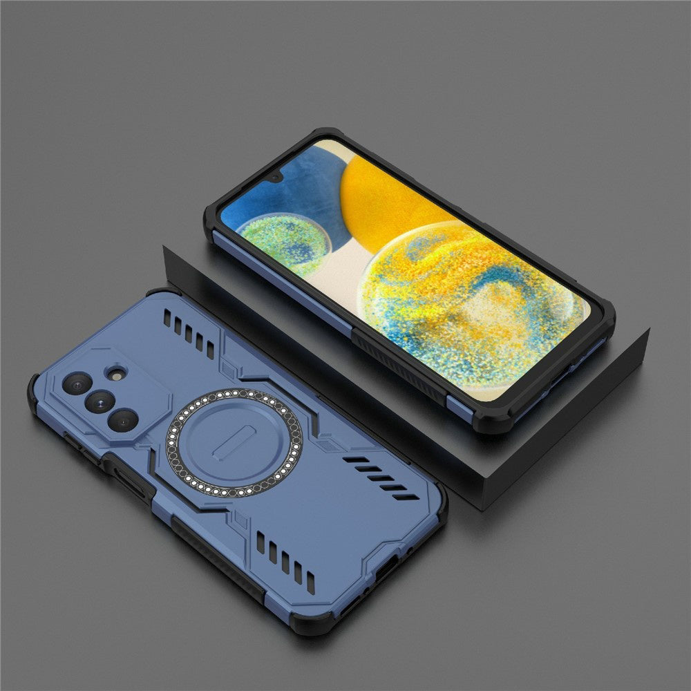 MagSafe-deksel for Samsung Galaxy A26 A266, Techsuit, ArmorMag, Blå