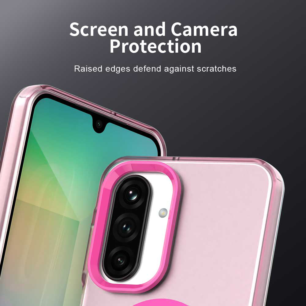 MagSafe-deksel for Samsung Galaxy A26 A266, Techsuit, CandyCase, Rosa