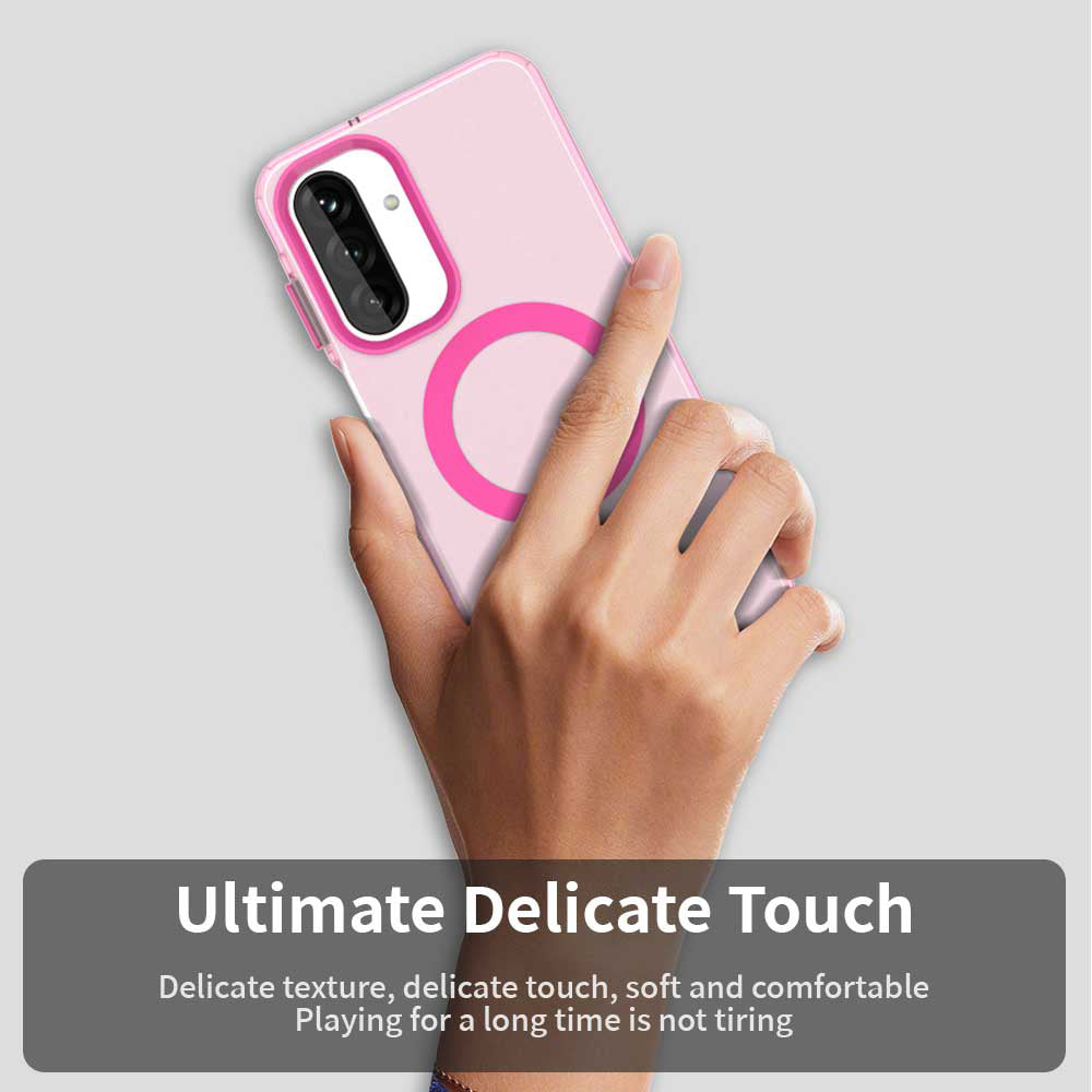 MagSafe-deksel for Samsung Galaxy A26 A266, Techsuit, CandyCase, Rosa