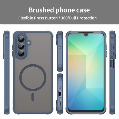 MagSafe-deksel for Samsung Galaxy A26 A266, Techsuit, HaloFrost II, Marineblå
