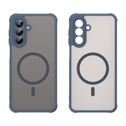 MagSafe-deksel for Samsung Galaxy A26 A266, Techsuit, HaloFrost II, Marineblå