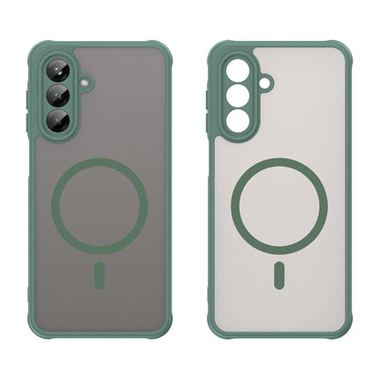 MagSafe-deksel for Samsung Galaxy A26 A266, Techsuit, HaloFrost II, Grønn