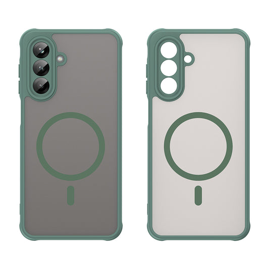 MagSafe-deksel for Samsung Galaxy A26 A266, Techsuit, HaloFrost II, Grønn