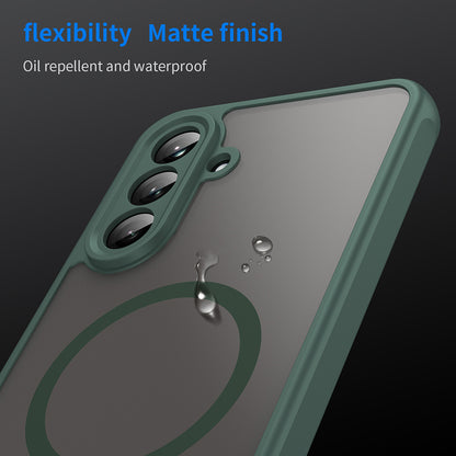 MagSafe-deksel for Samsung Galaxy A26 A266, Techsuit, HaloFrost II, Grønn