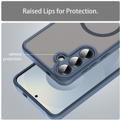 MagSafe-deksel for Samsung Galaxy A27 5G, Techsuit, HaloFrost II, Marineblå