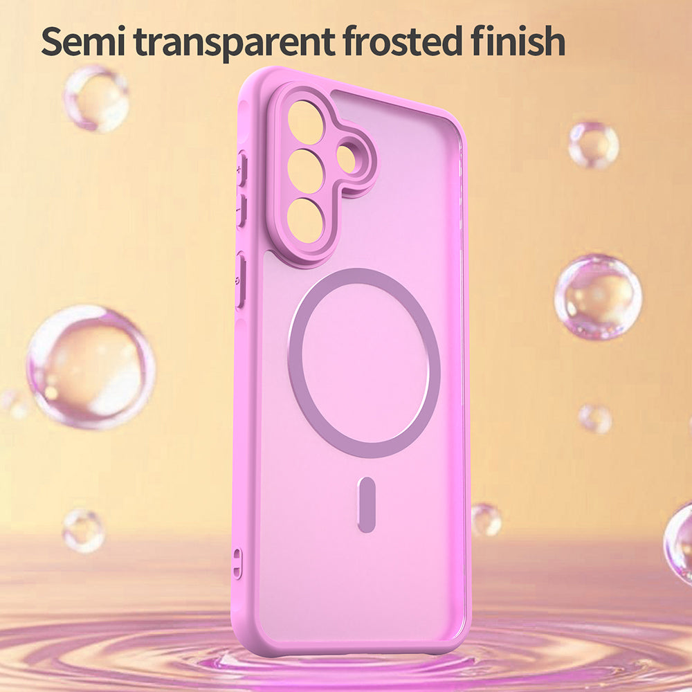 MagSafe-deksel for Samsung Galaxy A27 5G, Techsuit, HaloFrost II, Rosa