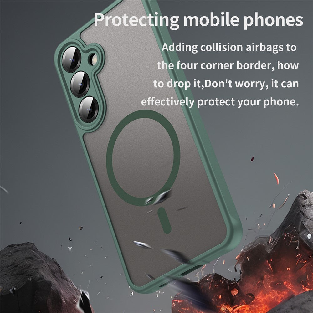 MagSafe-deksel for Samsung Galaxy A27 5G, Techsuit, HaloFrost II, Grønn