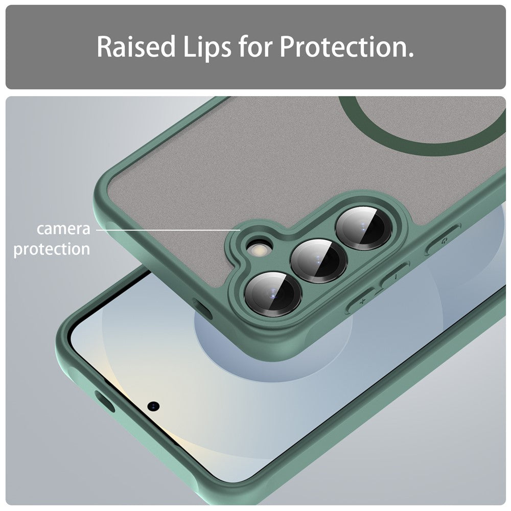 MagSafe-deksel for Samsung Galaxy A27 5G, Techsuit, HaloFrost II, Grønn