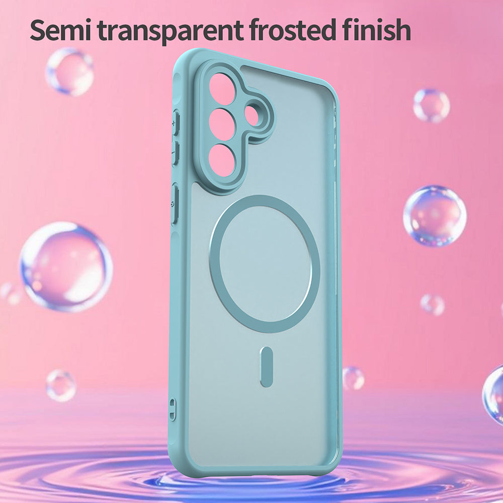 MagSafe-deksel for Samsung Galaxy A27 5G, Techsuit, HaloFrost II, Lys grønn