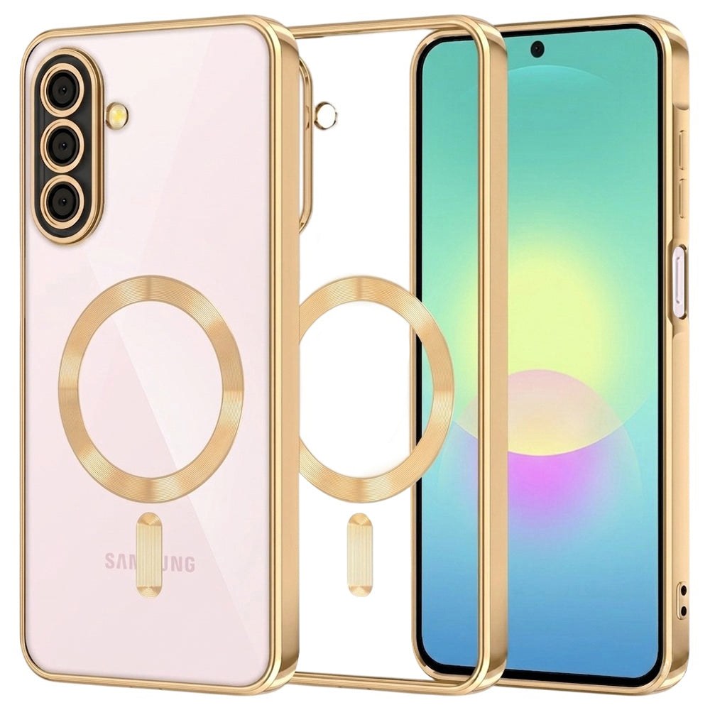 MagSafe-deksel for Samsung Galaxy A27 5G, Techsuit, Luxury Crystal, Gull